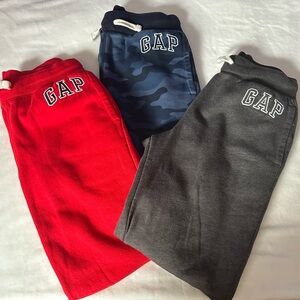 Lot of 3 EUC Boys GAP Joggers Jogging Pants Sweatpants Size 14-16